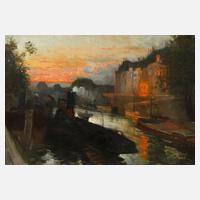 Silbert, Abend an der Seine in Paris111