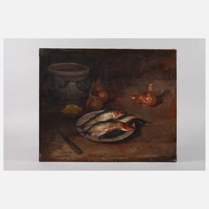 Jean Stevan, Stillleben mit Fisch