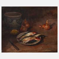 Jean Stevan, Stillleben mit Fisch111