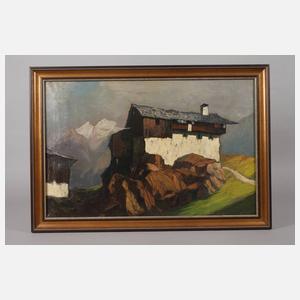 N. Strommer, Alpiner Bauernhof