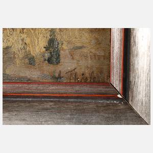 Arthur Thiele, attr., Am Waldrand