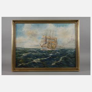 L. Thomsen, Segelschiff auf hoher See