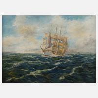 L. Thomsen, Segelschiff auf hoher See111