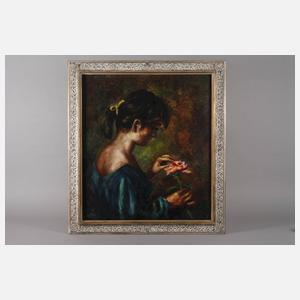 Erich Tonkel, Mädchen mit Rose