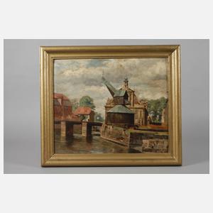 K. Vetter, Kranhaus am Fluss