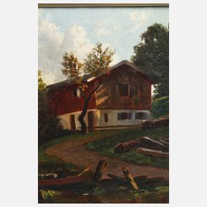 Siegfried Volz, attr., Haus am See