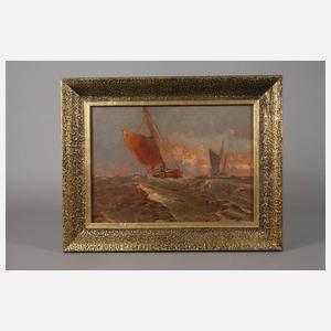 Carl Friedrich Winkler-Hagedorn, Segler im Wind