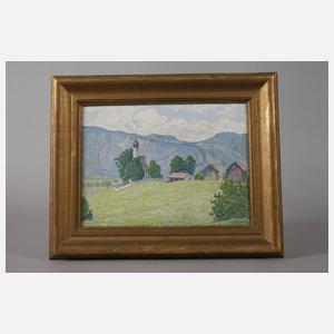 Carl Wittek, "Ramsach Kirch´l bei Murnau"