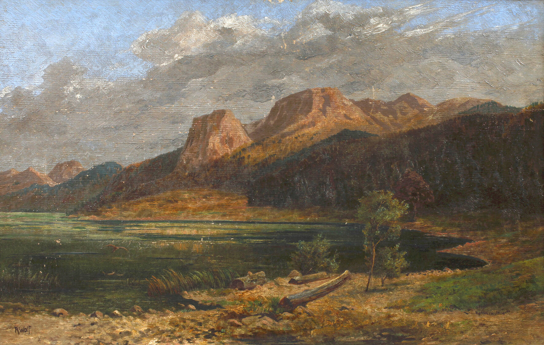 Rudolf Wolf, "Am Kochelsee"