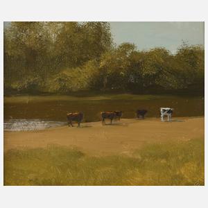 Lazar Semjonowitsch Yazgur, attr., Am Fluss