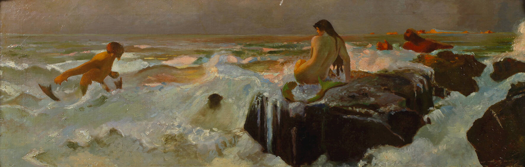 Nereide und Tritonen