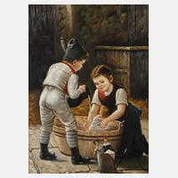 Puppenbad im Stall111