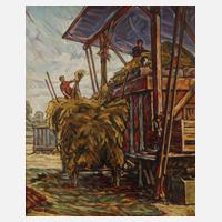 Beim Heu verladen111