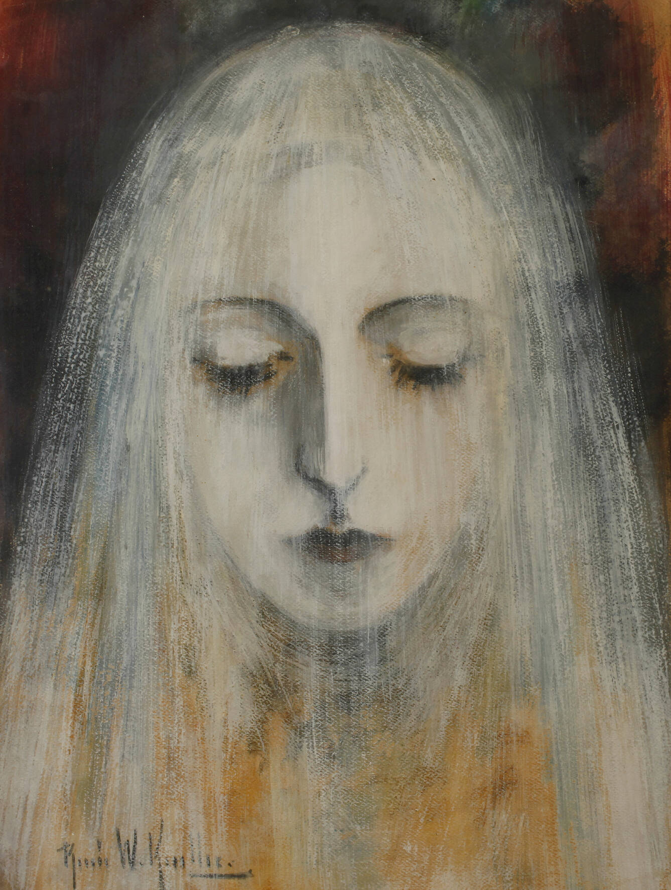 Verschleiertes Mädchen