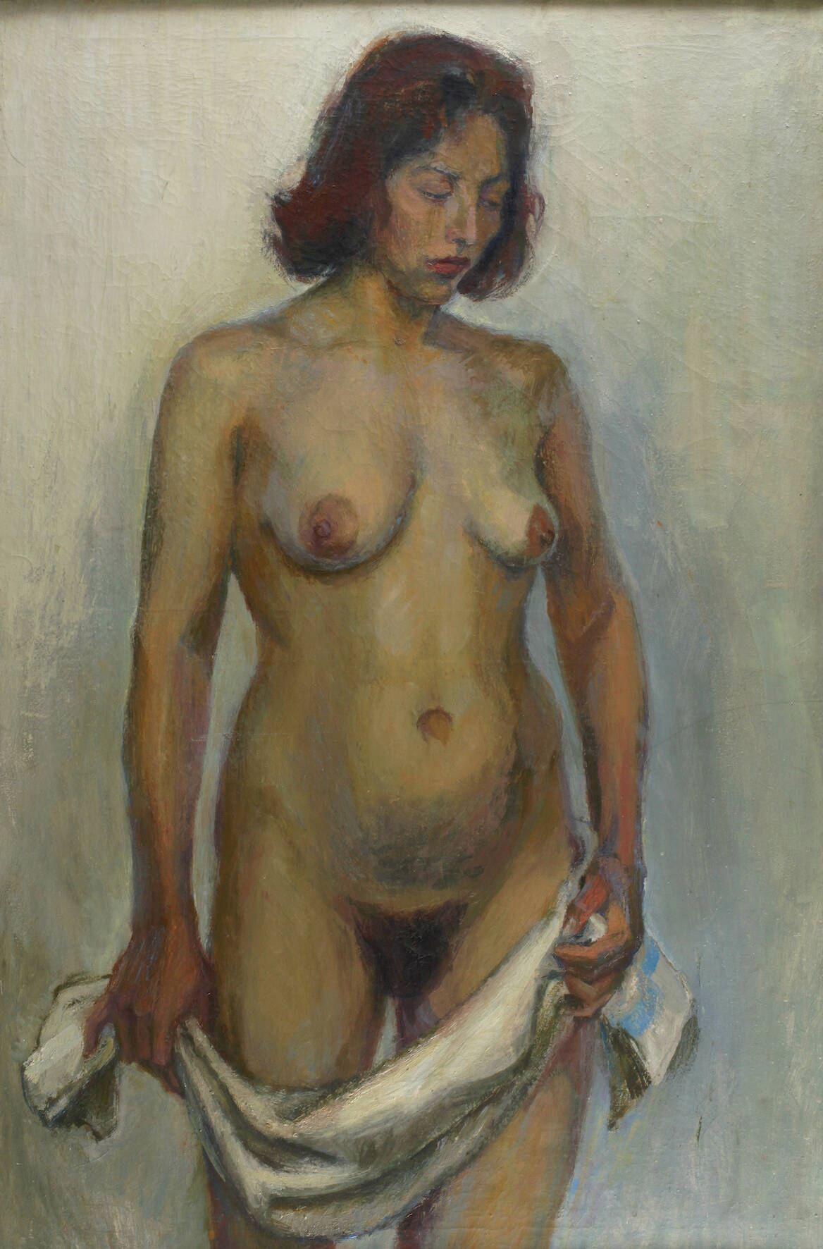 Stehender weiblicher Akt