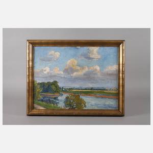 Sommerliche Flusslandschaft