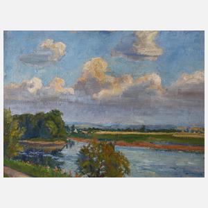 Sommerliche Flusslandschaft