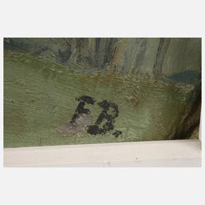 Hügelige Sommerlandschaft