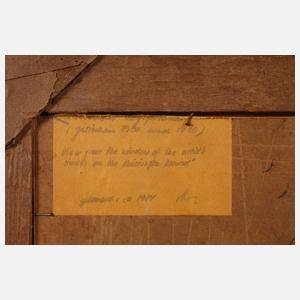 Blick aus dem Atelierfenster