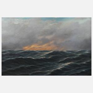 Meereswogen im Abendlicht