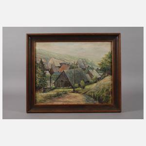 Sommerliche Dorfansicht