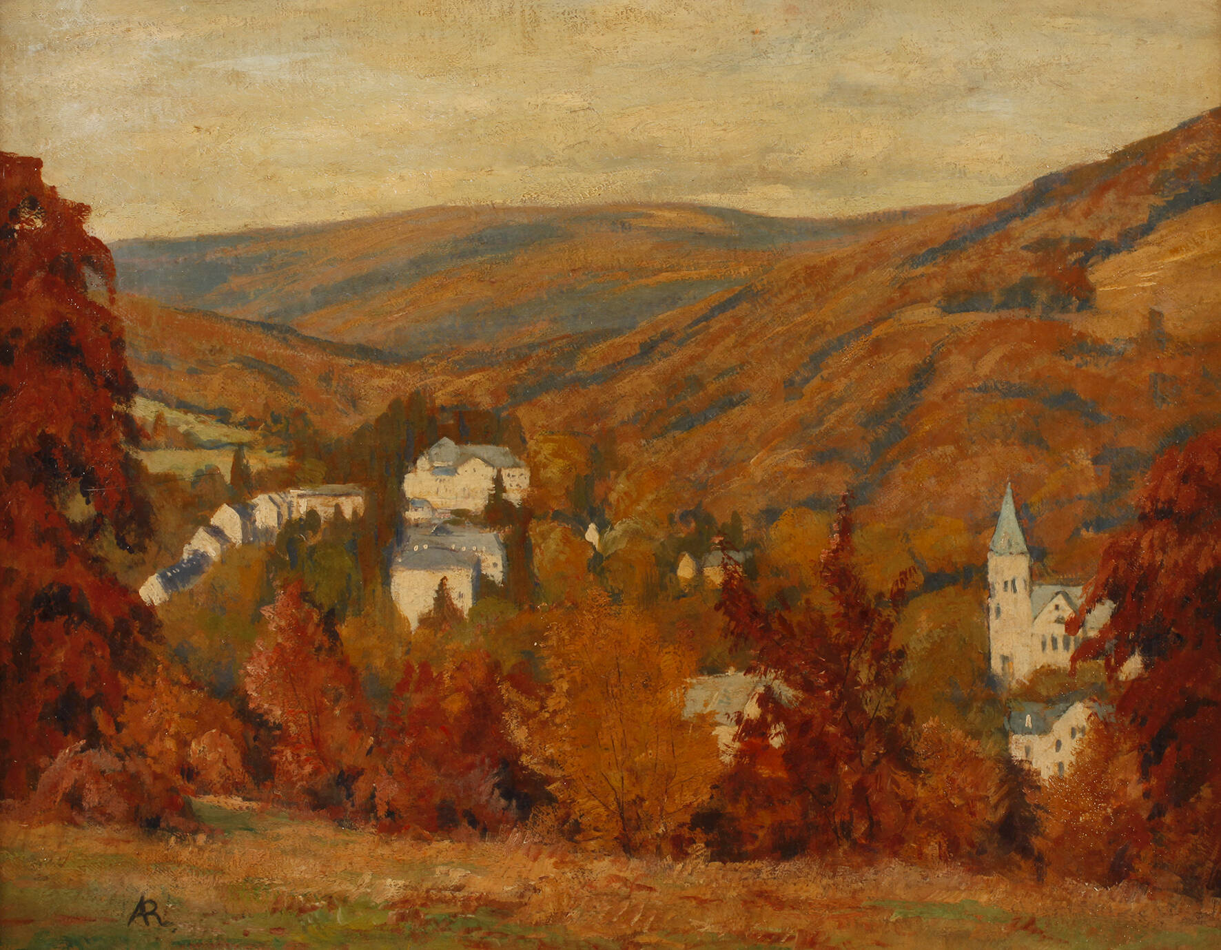 Herbstlicher Blick ins Tal