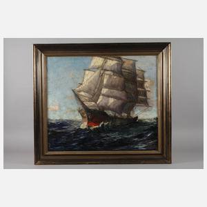 Segelschiff auf hoher See