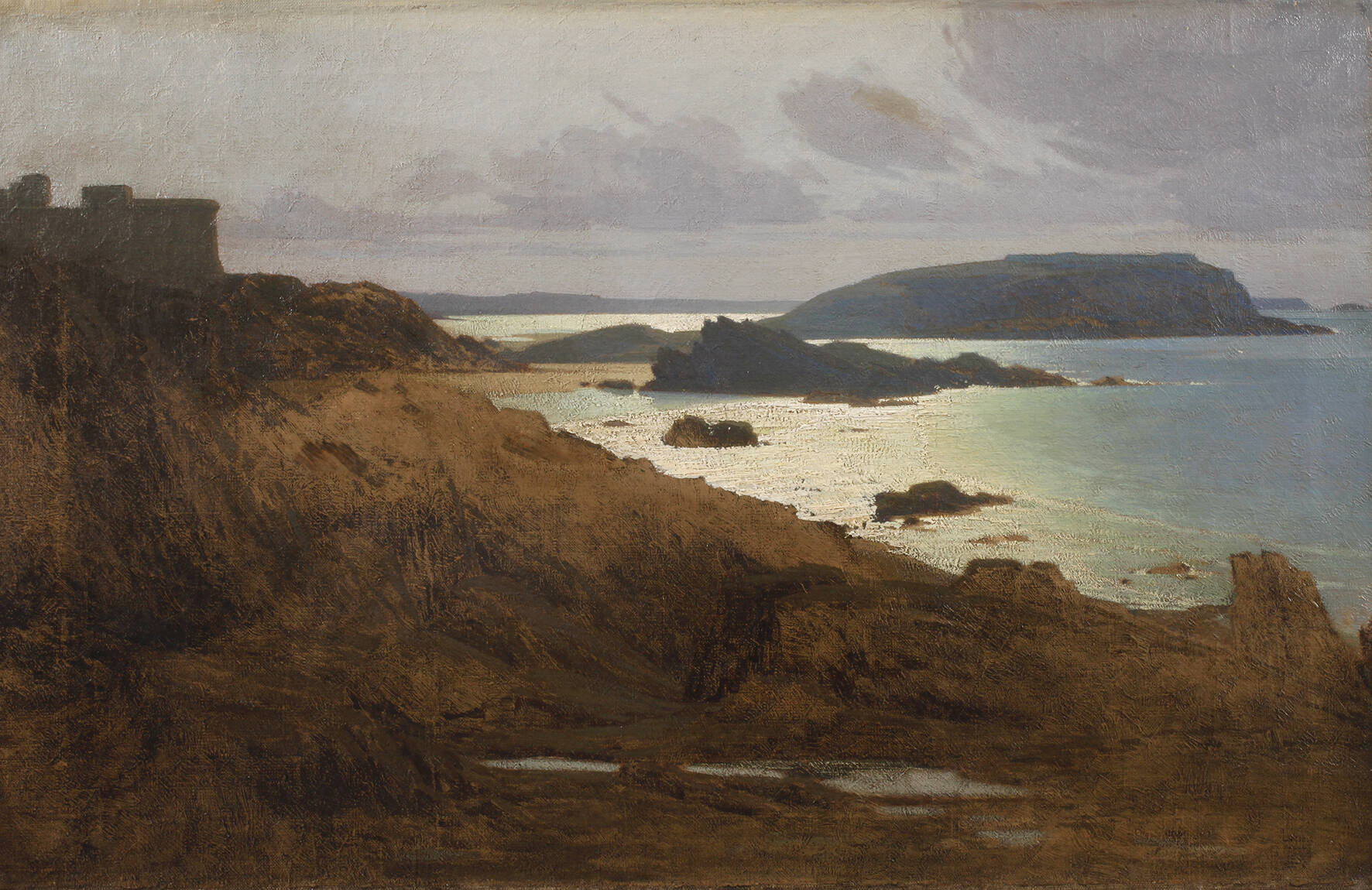 Abendliche Küstenszene