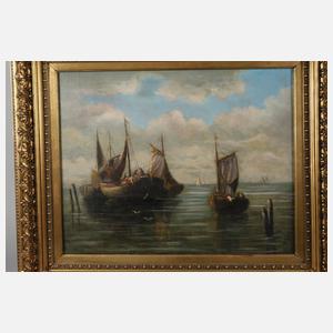 Fischerboote in der Lagune