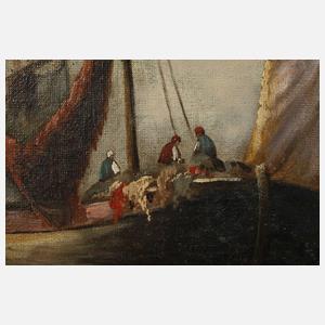 Fischerboote in der Lagune