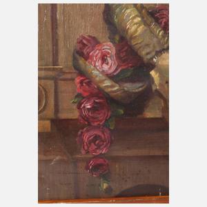 Vanitasstillleben mit Widderkopf