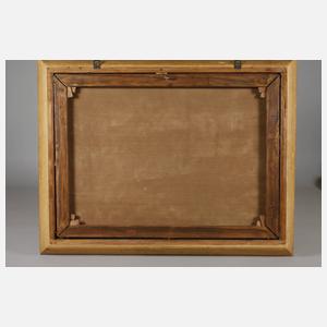 Stillleben mit Papageien und Stieglitz