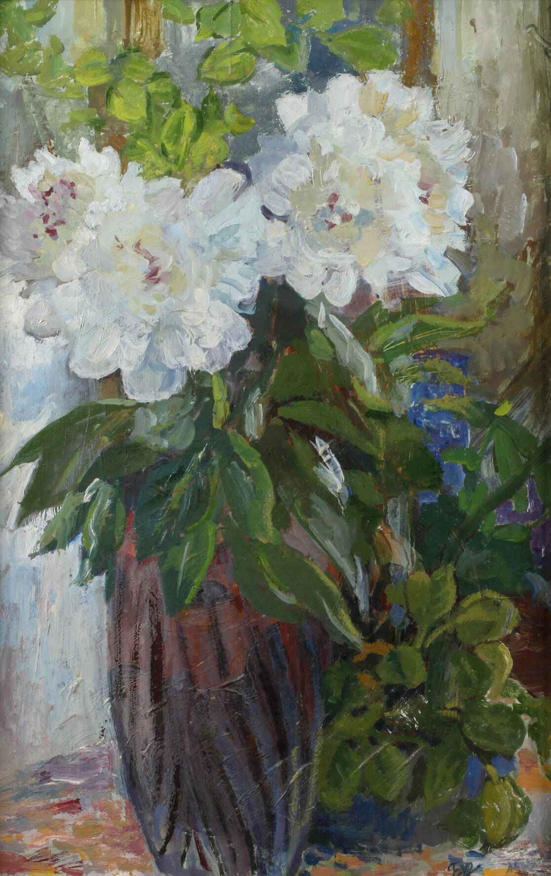 Pfingstrosenstillleben