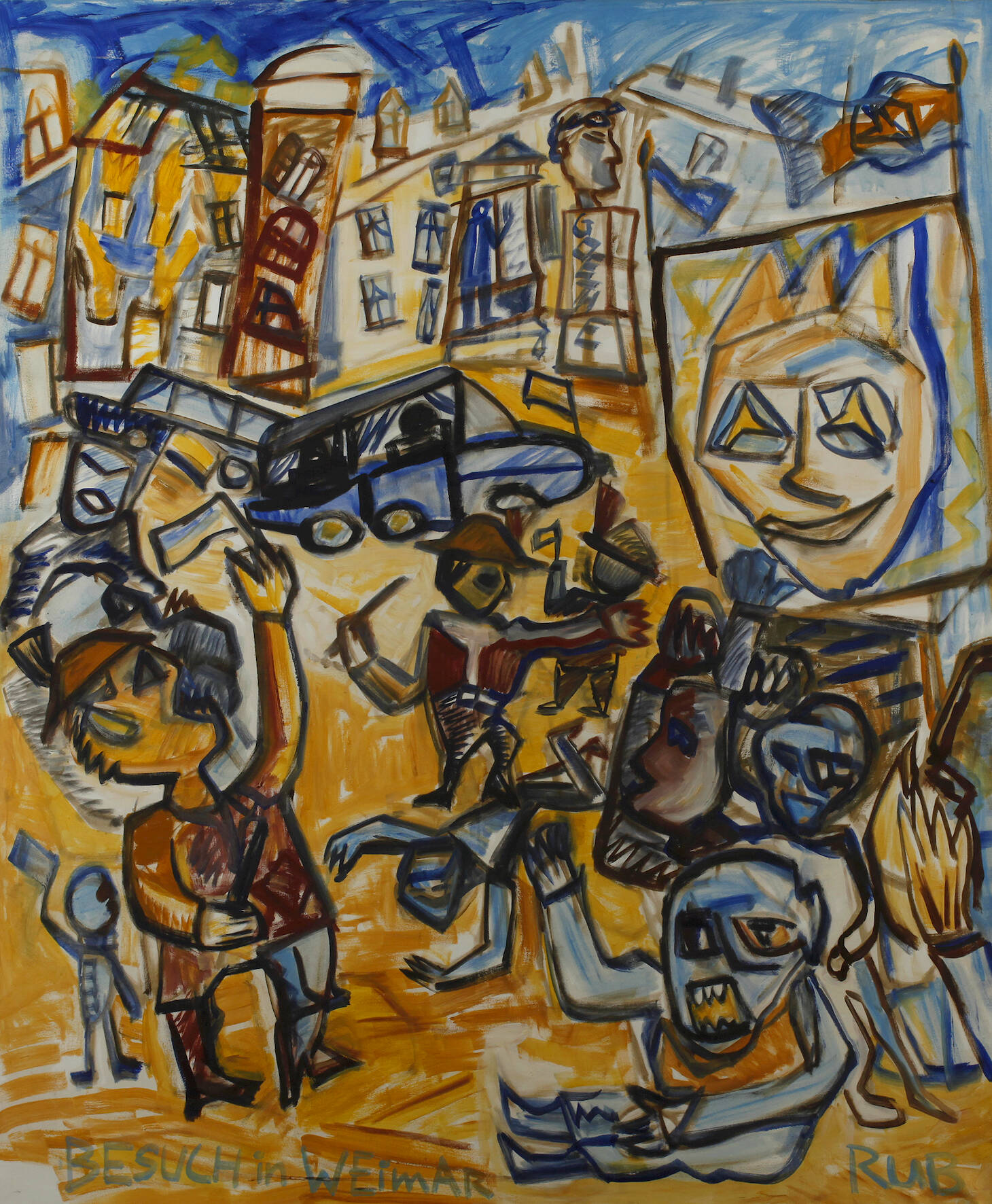 Frank Rub, "Besuch in Weimar"