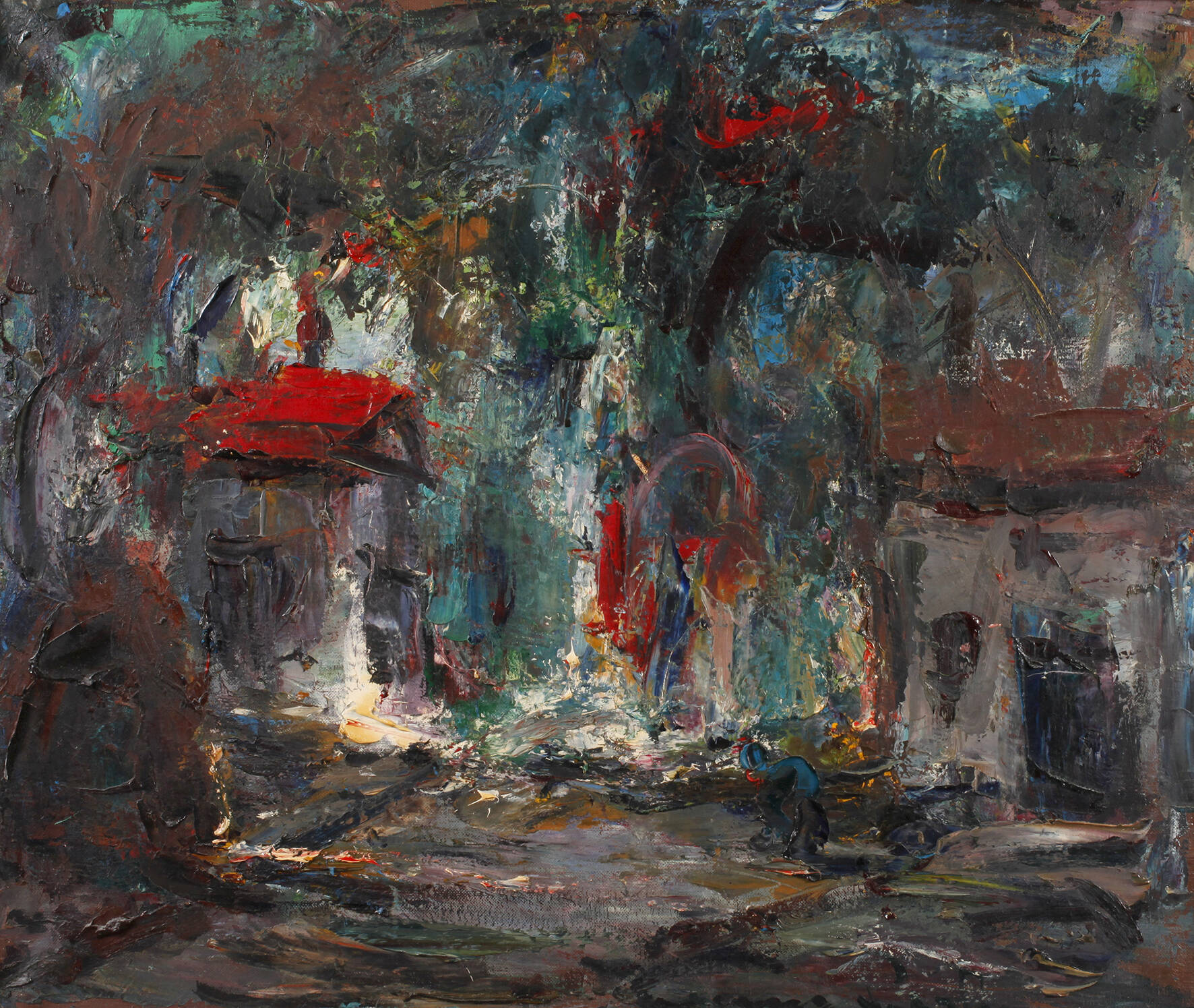 Elemer Vagh Weinmann, Nächtliche Gasse