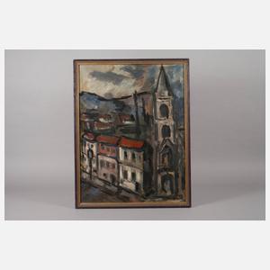 Melancholische Stadtlandschaft