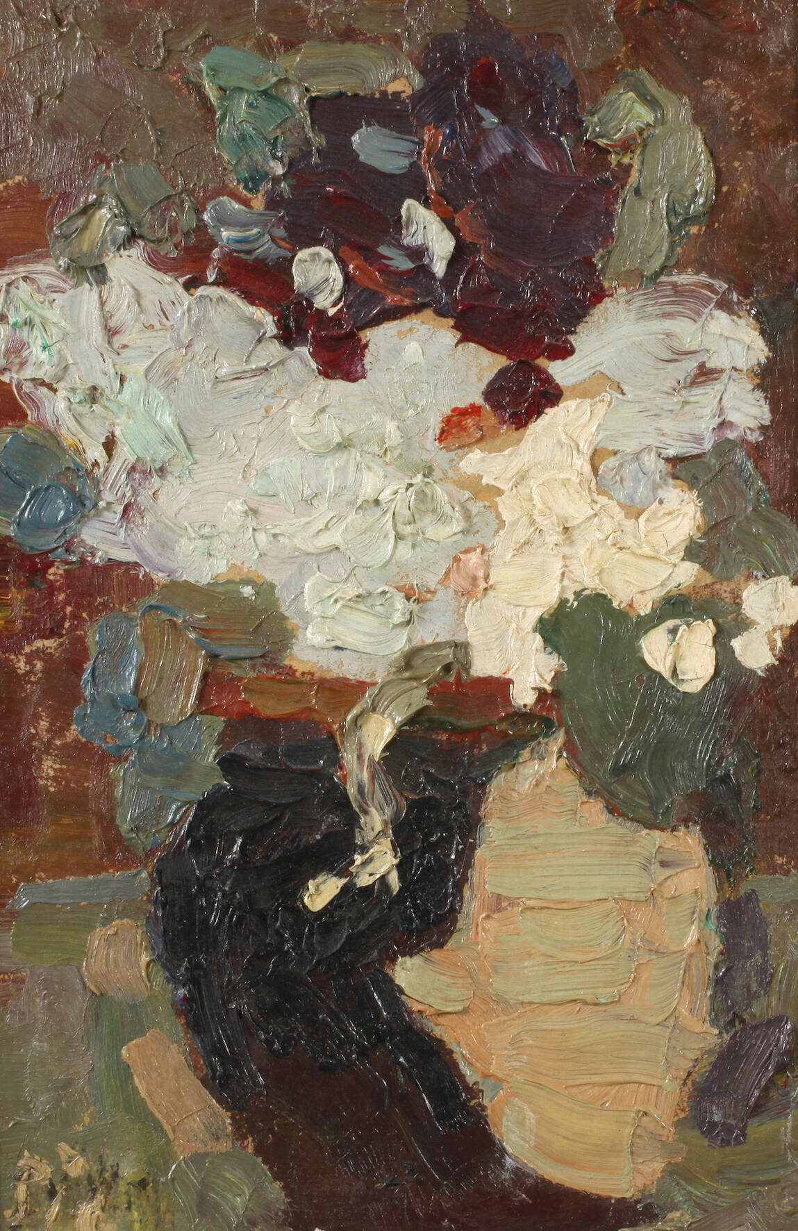 Expressives Blumenstillleben