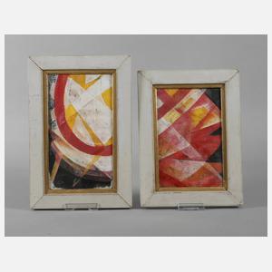 Zwei abstrakte Kompositionen