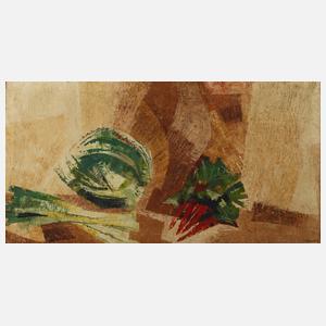 A. Degrune, Gemüsestillleben