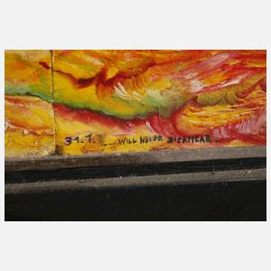 Großes Klapp-Flügelgemälde