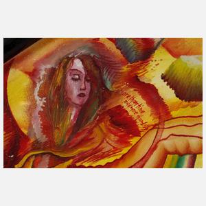 Großes Klapp-Flügelgemälde