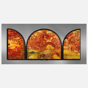 Großes Klapp-Flügelgemälde