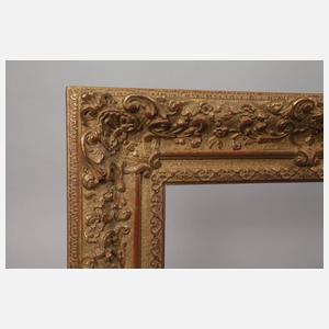 Kleiner Historismus Goldstuckrahmen