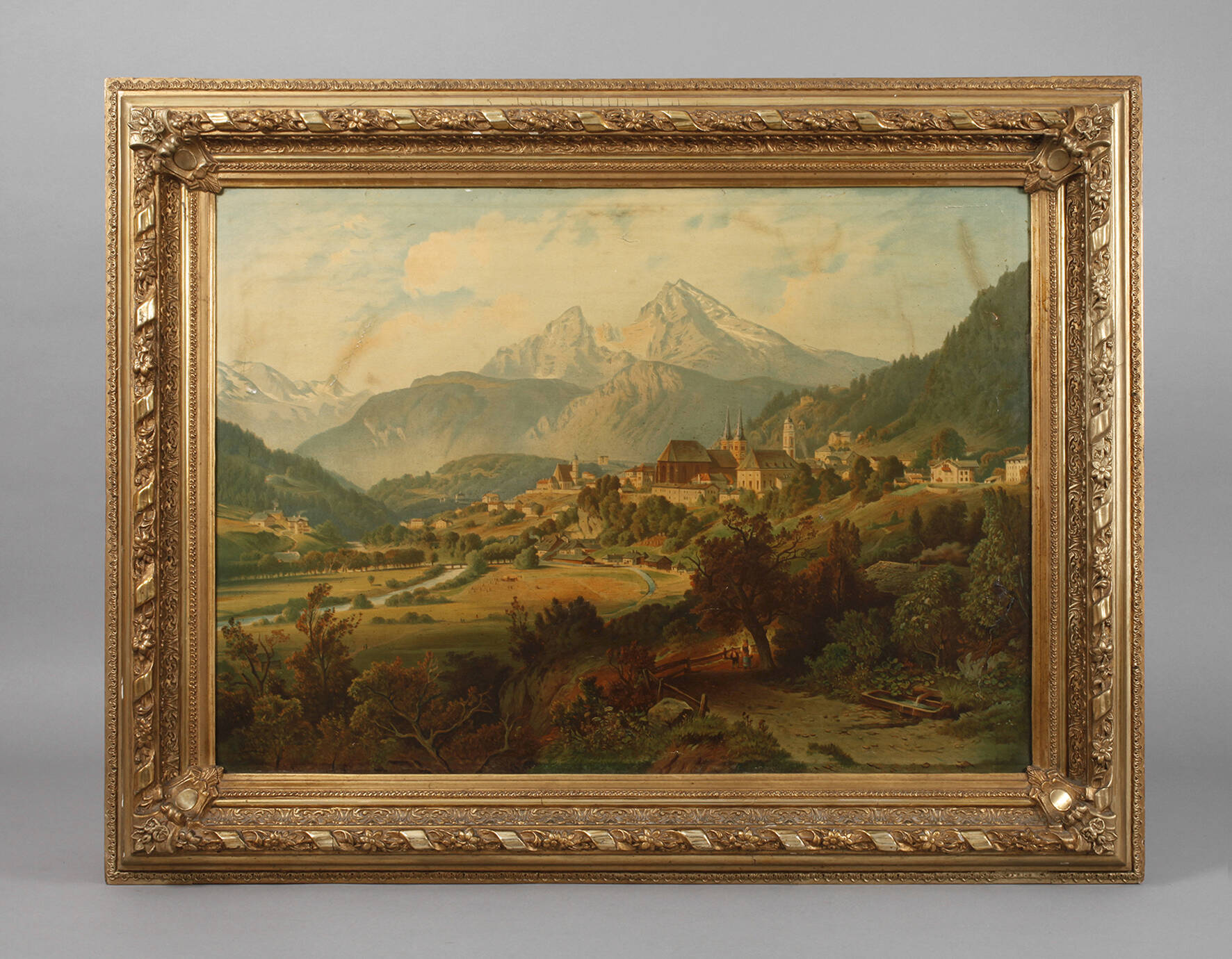 Goldstuckrahmen Spätbiedermeier