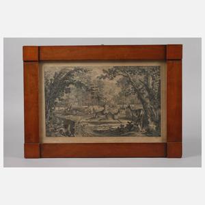 Paar Biedermeierrahmen