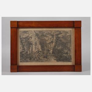 Paar Biedermeierrahmen