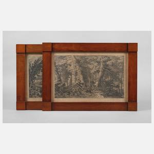 Paar Biedermeierrahmen