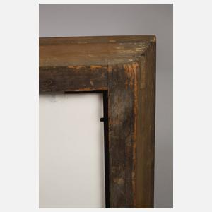 Breite goldbronzierte Leiste