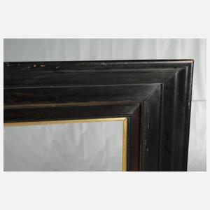Großer ebonisierter Rahmen