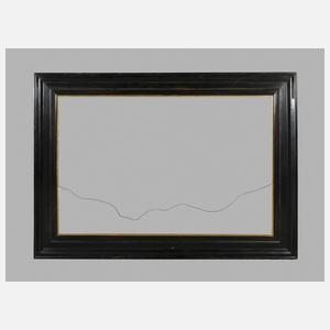 Großer ebonisierter Rahmen